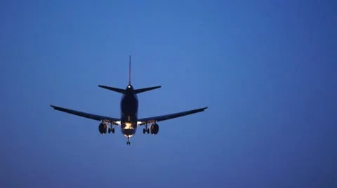 Landing Stock Footage 12305370