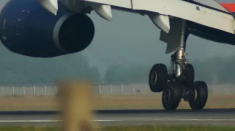 Landing Stock Footage 12305465