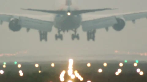 Landing Stock Footage 12305601