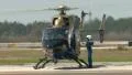 A Landing Helicopter At An Airshow HD Footage