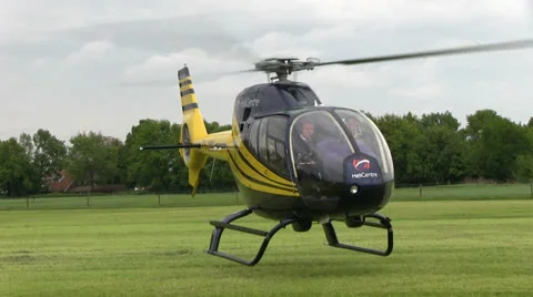 Landing helicopter Stock Footage 24947876