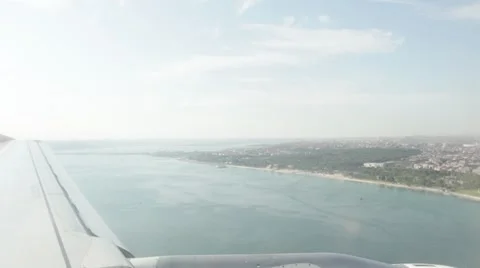 Landing to Istanbul Stock Footage 8601014