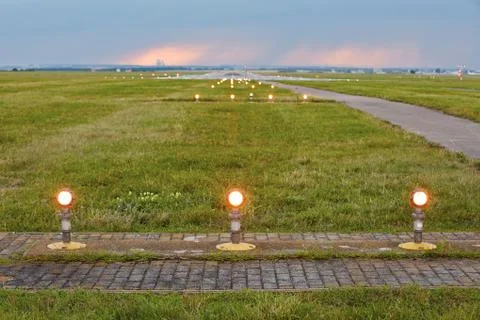 Landing light Foto stock