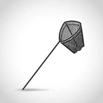 Landing net icon Stock Illustration