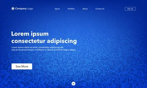Landing Page. Abstract background website. Template for websites, or apps. Mo イラスト素材