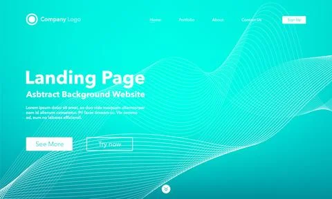 Landing Page. Abstract background website. Template for websites, or apps. Mo イラスト素材