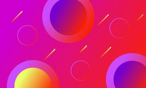 Landing Page Abstract Liquid Background with Flowing Round Shapes Stock Illustration