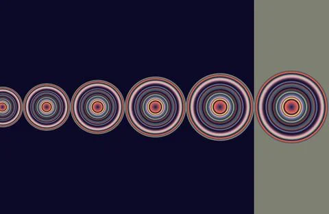 Landing page backdrop Illustrazione stock