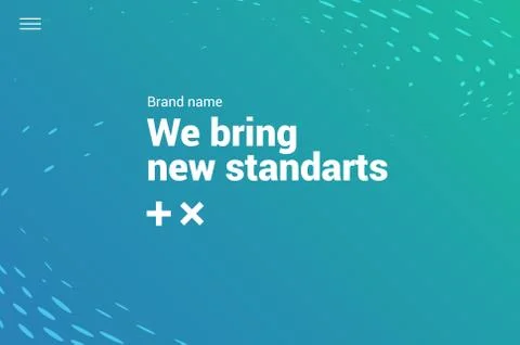 Landing page background gradient design, abstract graphic pattern geometric Stock Illustration