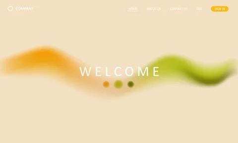 Landing page gradient mesh texture abstract background Stock Illustration