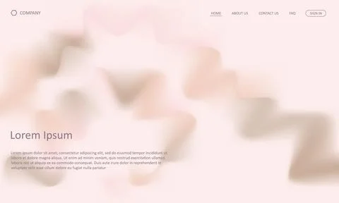 Landing page gradient mesh texture abstract background design Stock Illustration