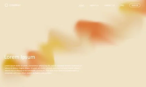 Landing page gradient mesh texture abstract background design Stock Illustration