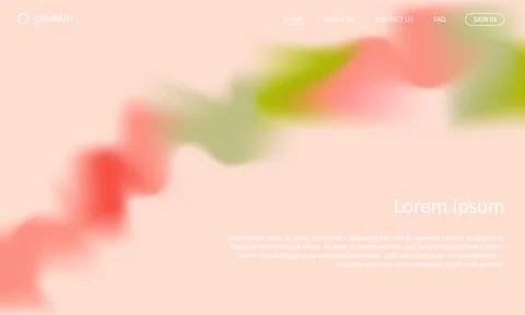 Landing page gradient mesh texture abstract background Stock Illustration