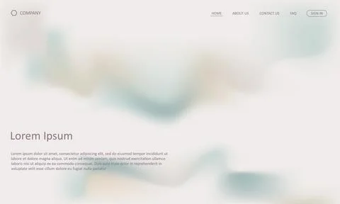 Landing page gradient mesh texture abstract background design Stock Illustration