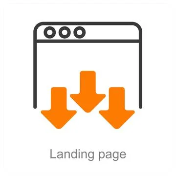 Landing page Stock Illustration