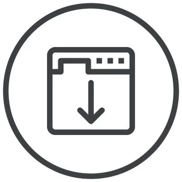 Landing Page Optimization Stock Illustration