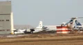 Landing plane AN-24, the airline Katekavia, HD Footage