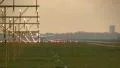 landing plane in the afternoon HD Footage