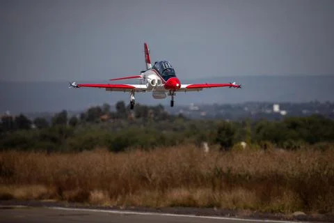 Landing plane Stock Photos