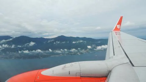 Landing Plane 스톡 사진