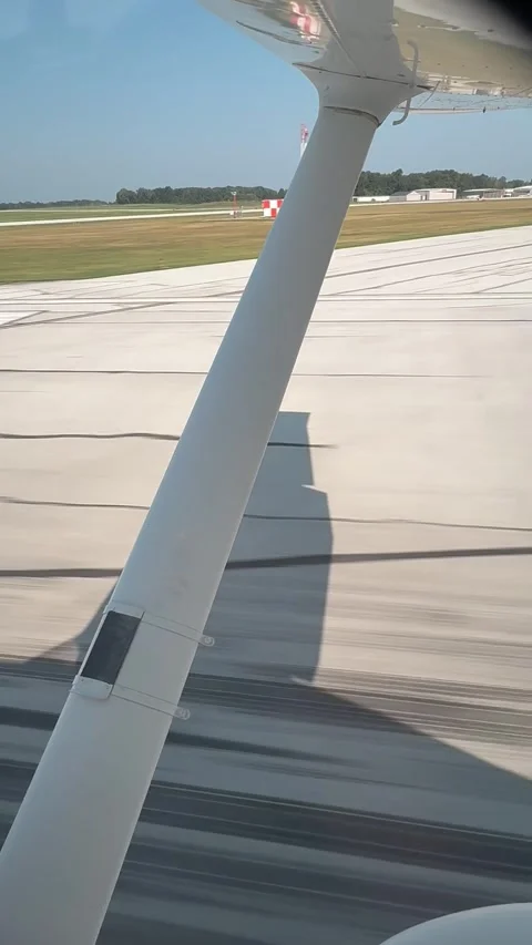 Landing With Shadow Stock Footage 317791438