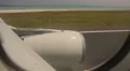 Landing on the Sri Lanka airport near the beach HD Footage