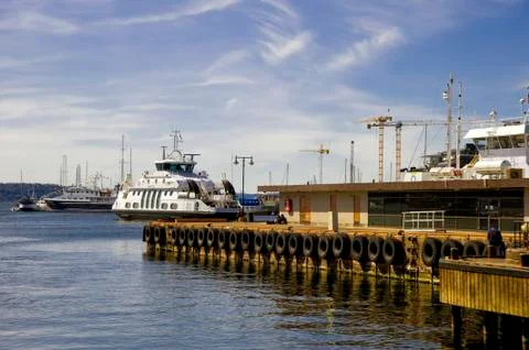 Landing stage Stock Photos