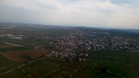 Landing in Stuttgart Stock Footage 107375703
