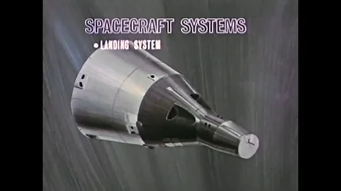 The landing systems of the Gemini 2 Launch Vehicle are explained, and an Stock Footage 79515897