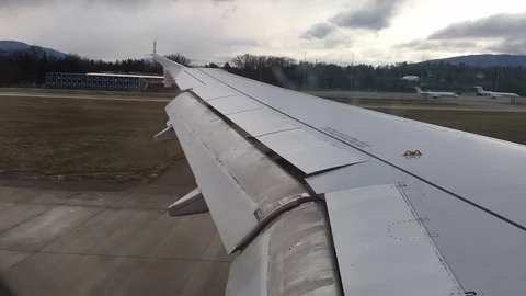 Landing Time-lapse Stock Footage 73418235