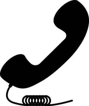 Landline Basic Phone, Booking sign, Room service, Telephone Icon, office ph.. Stock Illustration