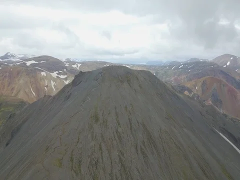 Landmannalaugar mountain view 스톡 동영상 84764186