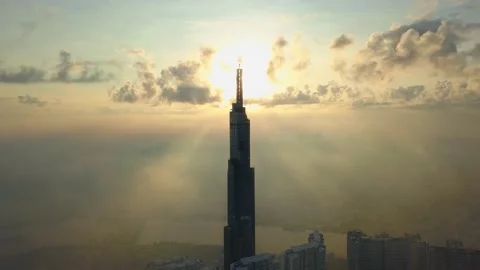 Landmark 81 hot Stock Footage 139604795