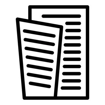 Landmark building icon outline vector. City tower Ilustración de archivo