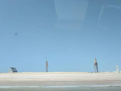 The landmark in the crossroad Foto stock