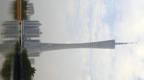 Landmark of Guangzhou Stock Footage 9455685