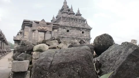 Landmark temple plaosan 動画素材 242488331