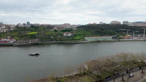 The landmark tower standing in the Tagus river. Stock Footage 327686582