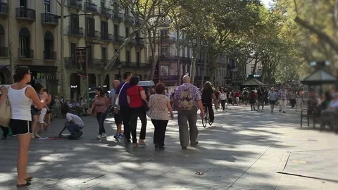 Landmarks of Barcelona Stock Footage 70975035
