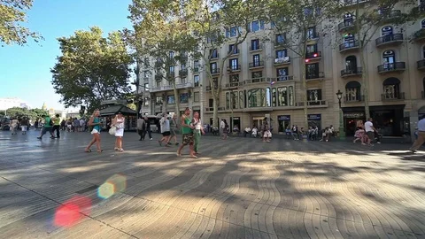 Landmarks of Barcelona Stock Footage 70975226
