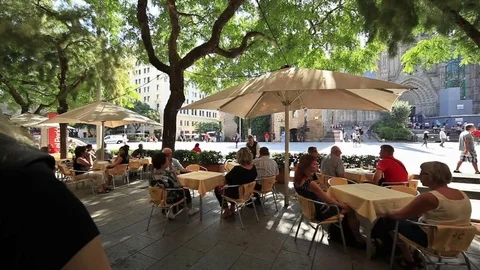 Landmarks of Barcelona Stock Footage 70975864