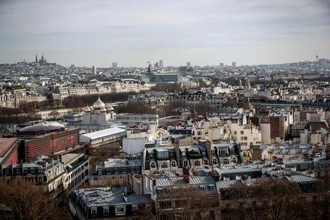 Landmarks in Paris, France - 12 Mar 2019 Stock Photos