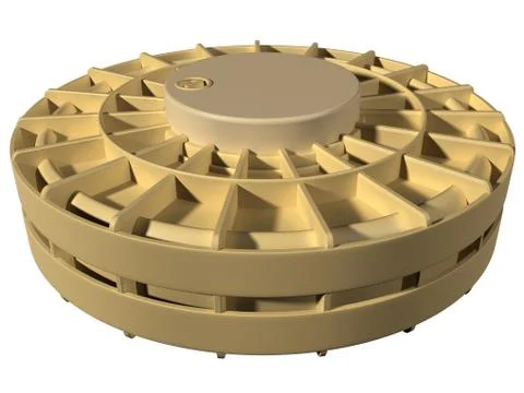 Landmine Stock Illustration