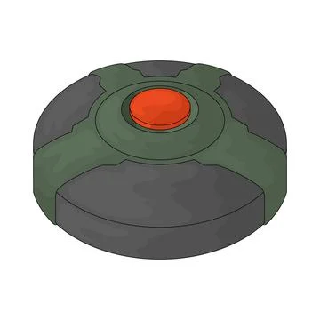 Landmine illustration イラスト素材