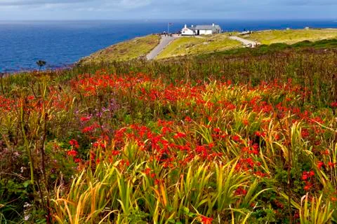 Land's End in Cornwall Stock Photos