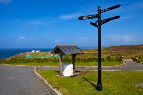 Land's End in Cornwall Stock Photos