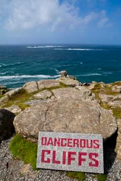 Land's End in Cornwall Stock Photos