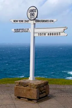 Land's End in Cornwall Stock Photos
