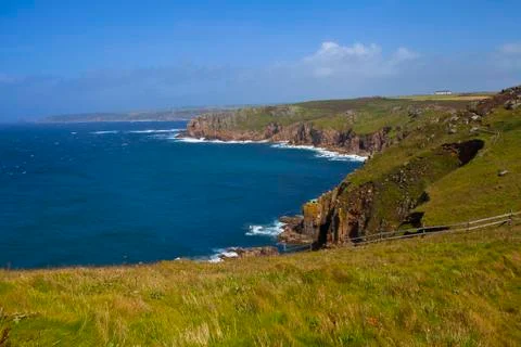 Land's End in Cornwall Stock Photos