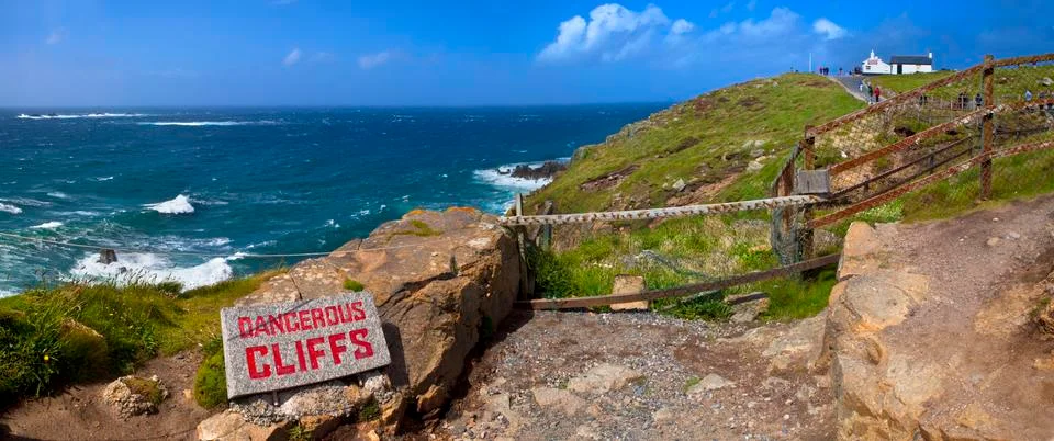 Land's End in Cornwall Stock Photos